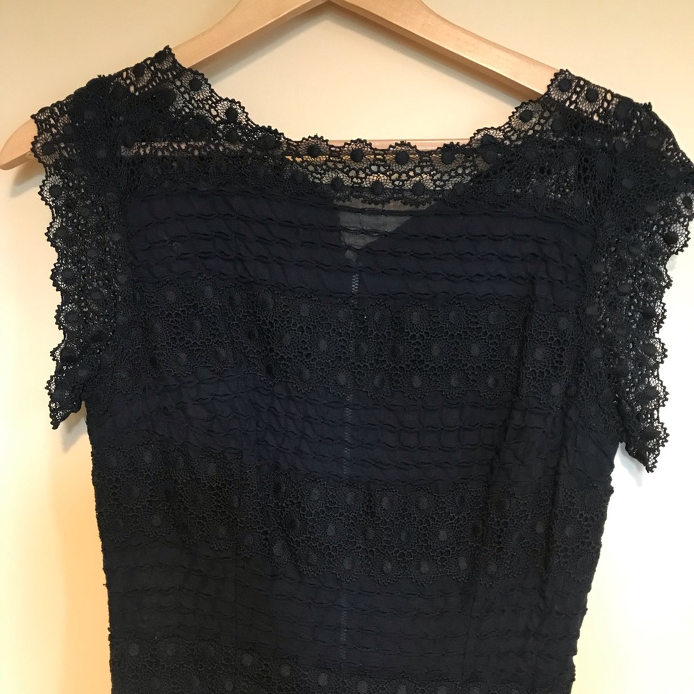 Vintage Shear black dress
